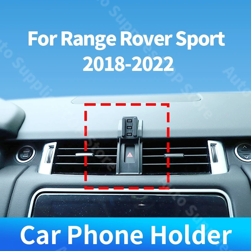 Car Phone Holder Special Fixed Bracket Gravity For Range Rover Sport 2018 2019 2020 2021 2022 For Car Auto Interior Accessories