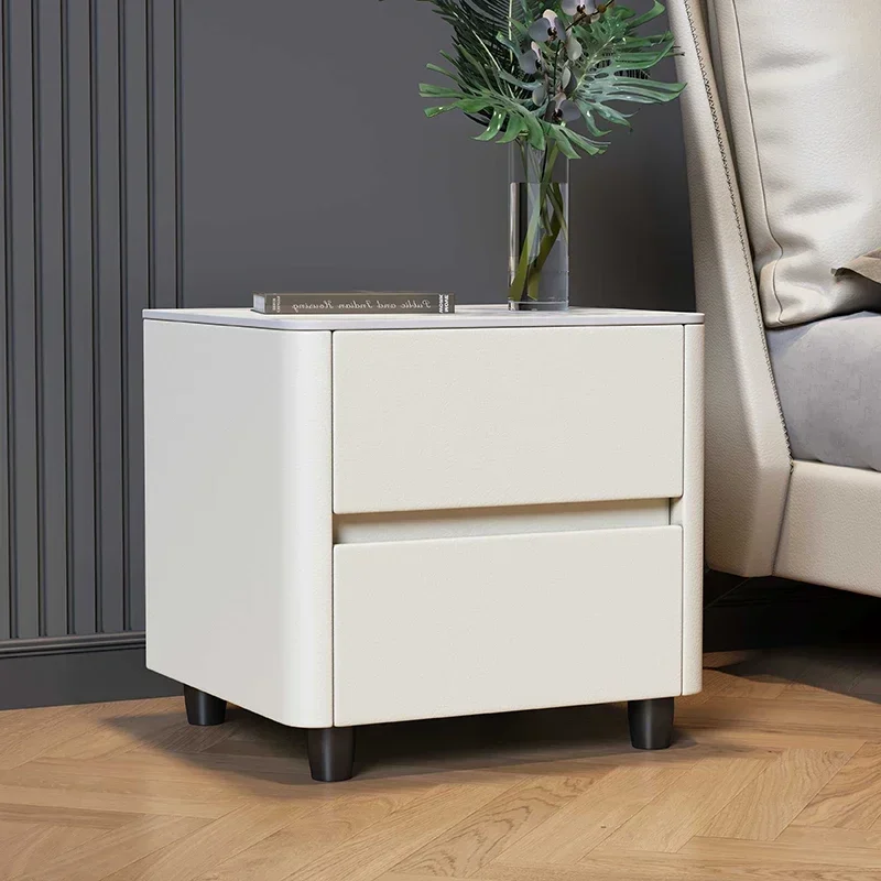 Smart Storage Nightstands Drawers Mobile Modern Luxury Bedside Table Makeup Nordic Replica Mesa De Cabeceira Nordic Furniture