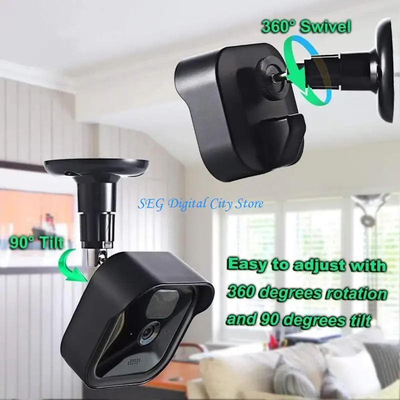 U75B For All-New Outdoor Camera Mount 360 Degree Adjustable Cover Wall Mounts for Outdoor Home Security Camera