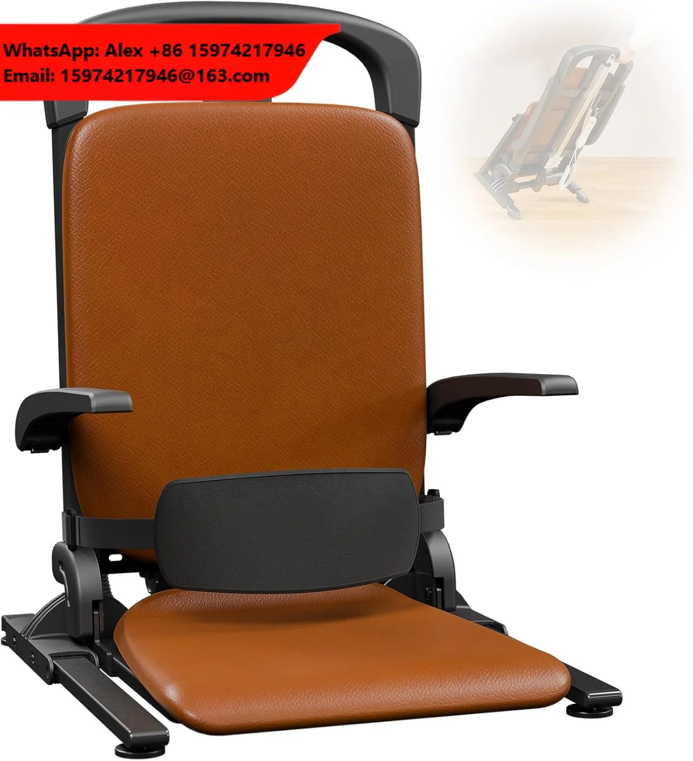 Electric Floor Lift Chair For Elderly Fall Recovery Height Adjustable Patient Lift Device Disabled Home Care Transfer Aid