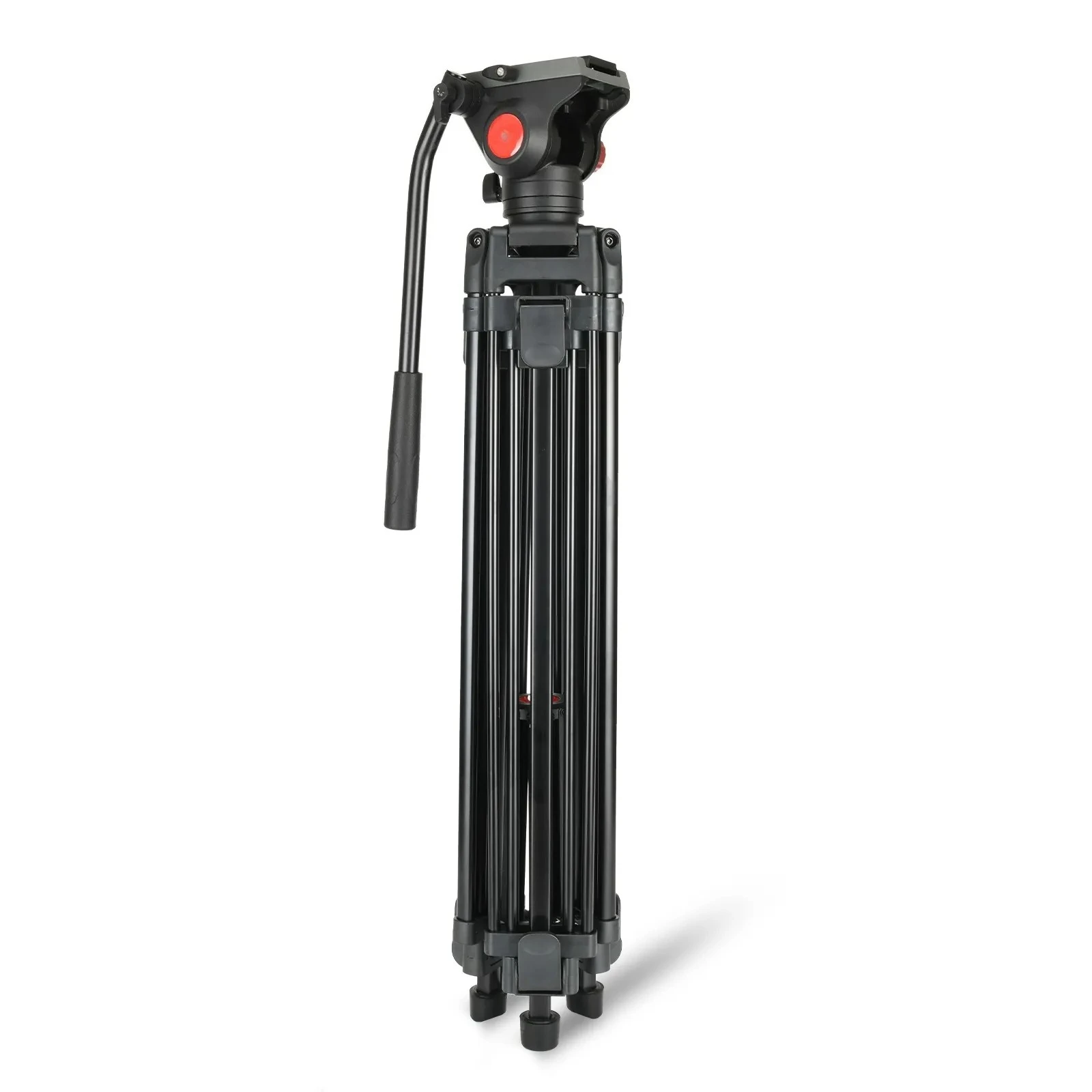 2 pcs Lightweight Telescopic Tripod Outdoor Camping Home Foldable Adjustable Stand for Camera Projector Height Vertical Flat