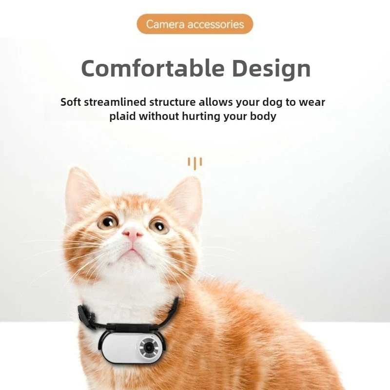 Mini Pet POV Camera - Adjustable Wearable Cam with Wide-Angle Lens for Cats, Dogs, Home Security & Vlogging