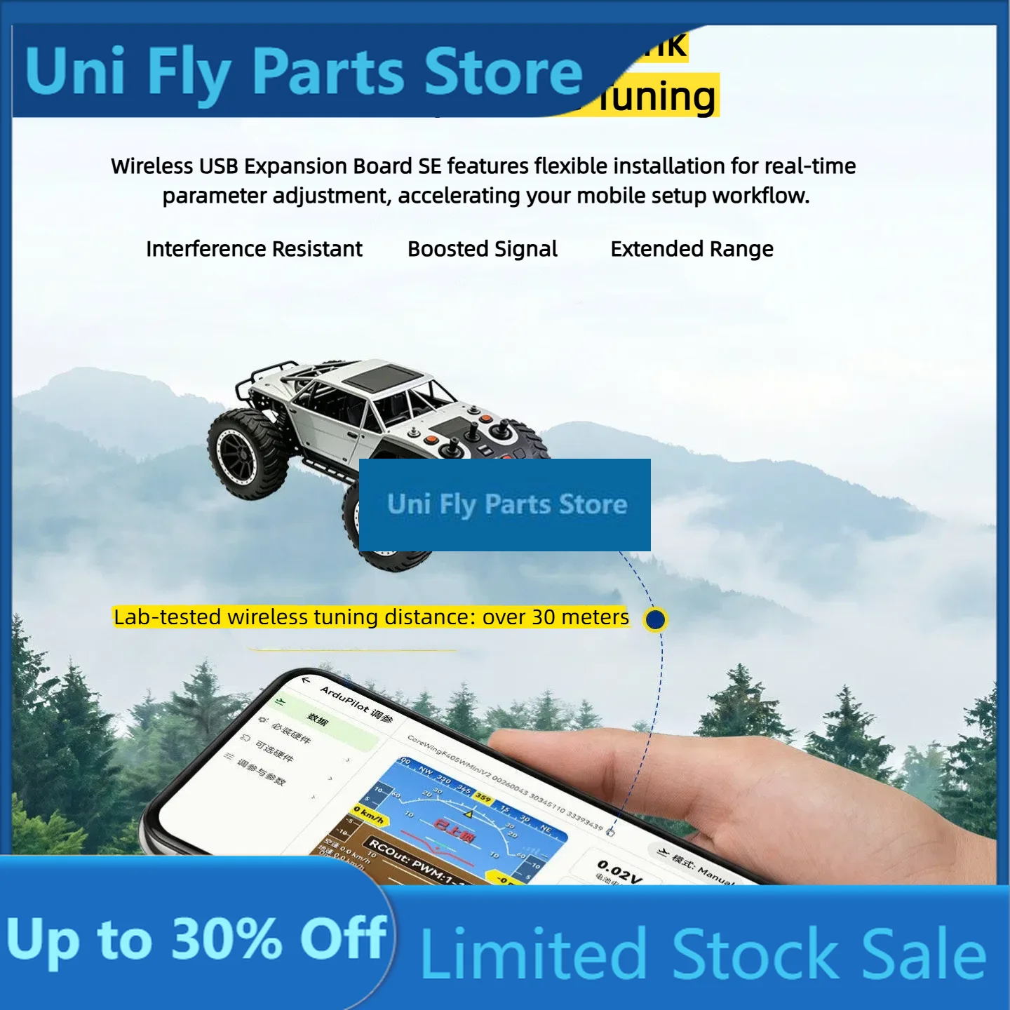 UniFlyCOREWING F405wing Mini V2 For Fixed Wing Drone RC Car Assembling Parts