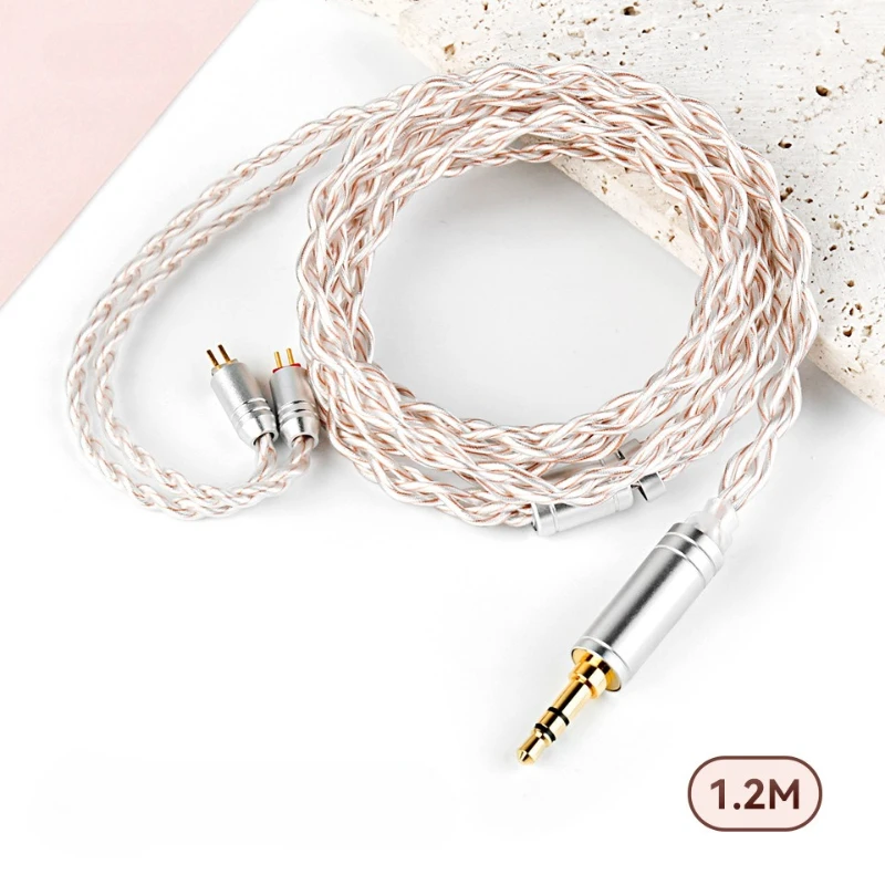 KBEAR 4 Core Copper Upgrade Earphone Cable 2PIN/QDC/MMCX Earbuds Connector HIFI Earphone Balance Cable Fast Delivery