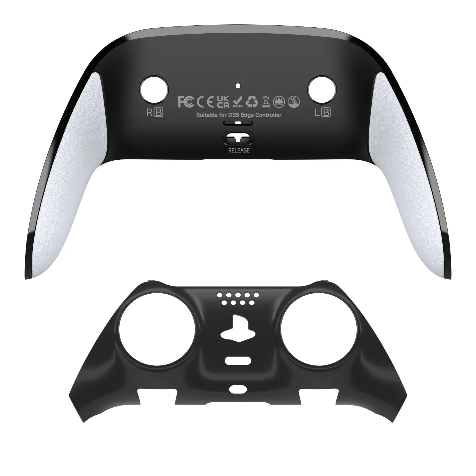 For PS5 Edge Gamepad Back Shell Case Replacement Anti Slip Cover Bottom Case For PS5 Edge Controller Repair Accessories