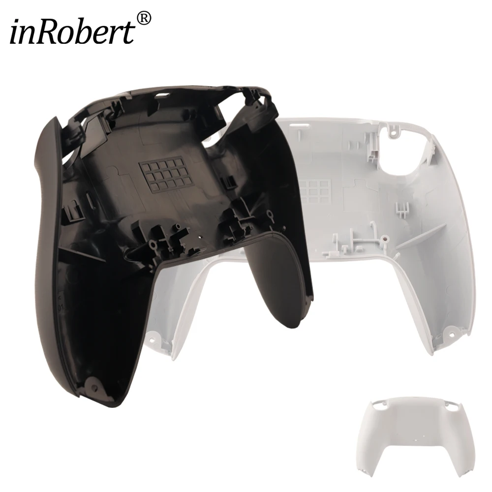 Replacement Back Shell Cover for PS5 DualSense Controller Custom Rear Housing Case for BDM-010/020/030/040/050 DIY Shell