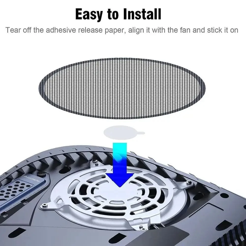 2/4Pcs Breathable Dust Filter Net Easy Installation Game Console Protection For PS5 Gaming Accessories Mesh Design