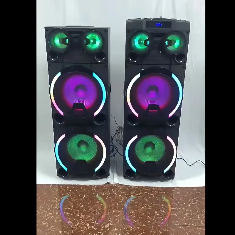 T 10 Inch Tech Gadgets Outdoor Big Powered Portable Bluetooth Speaker Guitar Karaoke Gaming Trolley Speaker