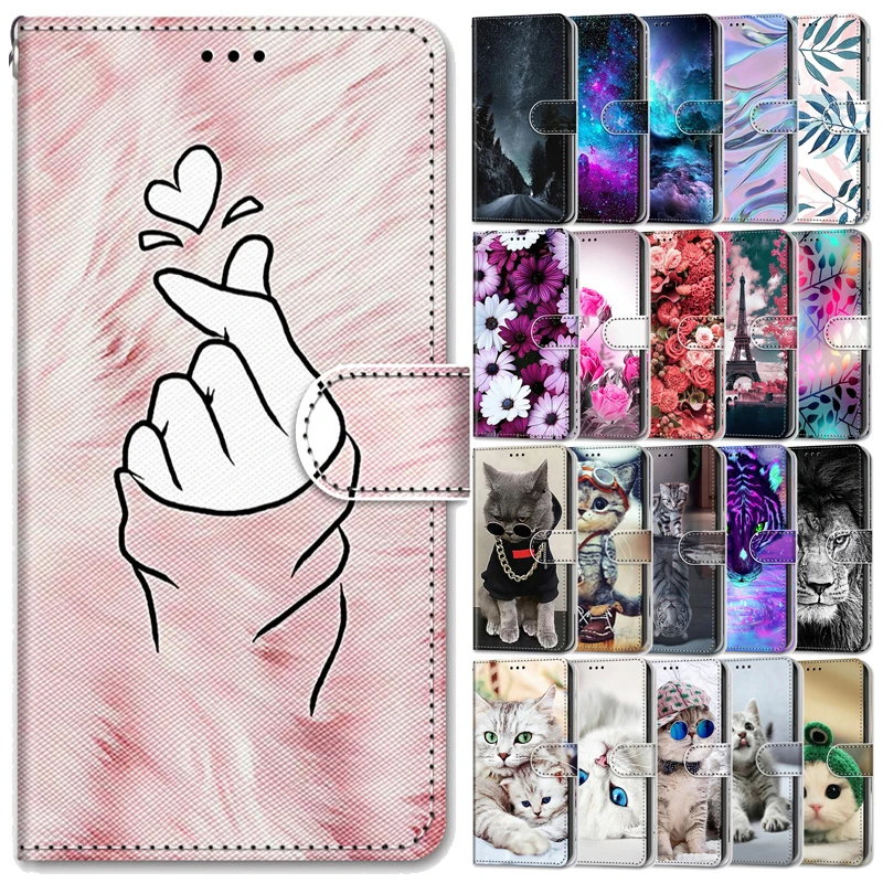 Leather Wallet Case For Xiaomi 11T Pro Flip Cover Funda For Xiomi Mi11T 11T 11 T Pro 11TPro Painted Animal Case Phone Bags