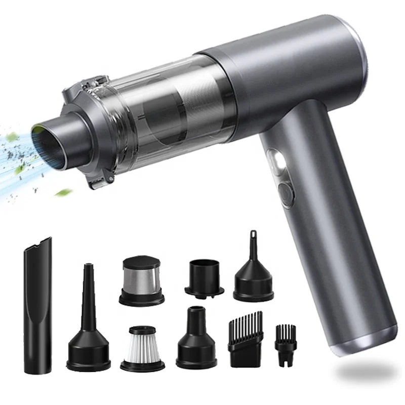 Powerful 20000PA Suction Power Cordless Vacuum Cleaner Rechargeable Handheld 7800mAh Car Vacuum Cleaner for Home Office Vehicle