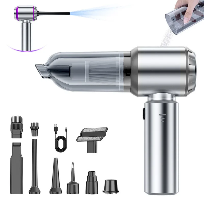 Car/Home/Office Rechargeable Portable Handheld Small Powerful Dust Blower Large Suction Vacuum