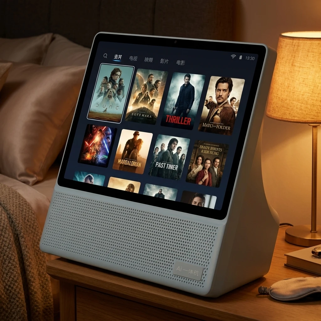 Bedside Cinema Smart Display Android 14 Google TV Netflix 20W Hi-Fi Woofer FHD AI All-in-one Desktop Tablet PC