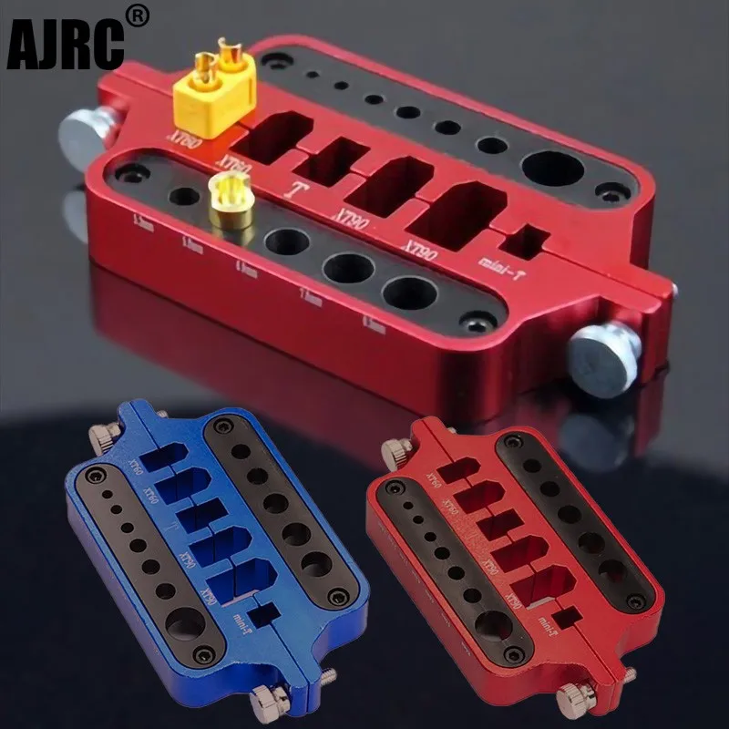 RC Metal mini Red Soldering Tool Holder Model Car Drone Marine Welding Tool T Plug Connector XT60 XT90