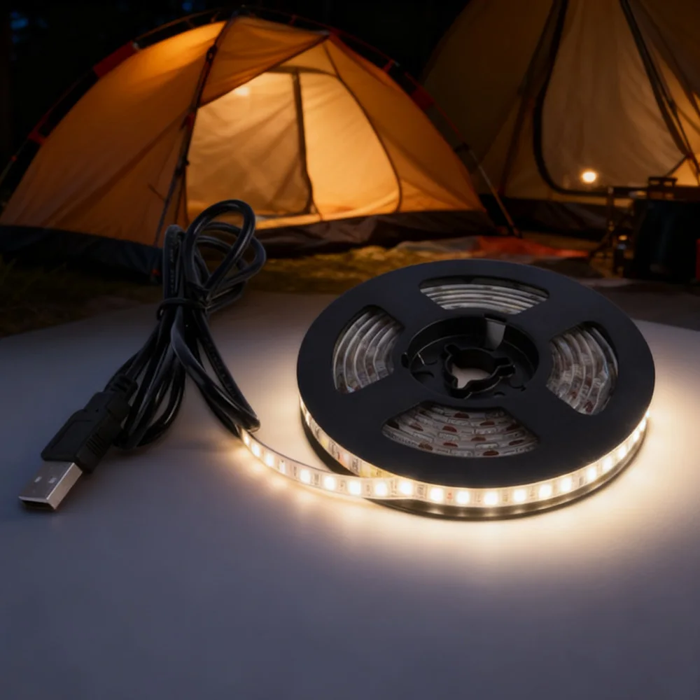 5V USB LED Strip DC5V SMD2835 Flexible Waterproof LED Light Self-adhesive TV Backlights Home Lighting decoration lamp