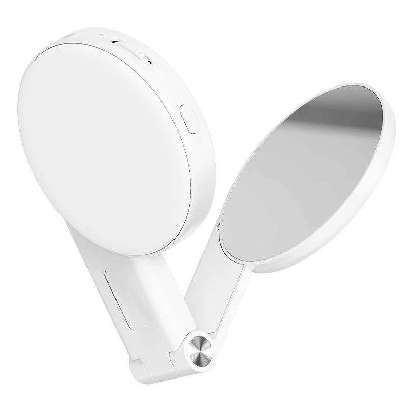 Magnetic mobile phone filling light live photo beauty makeup mirror folding mini convenient pocket filling light