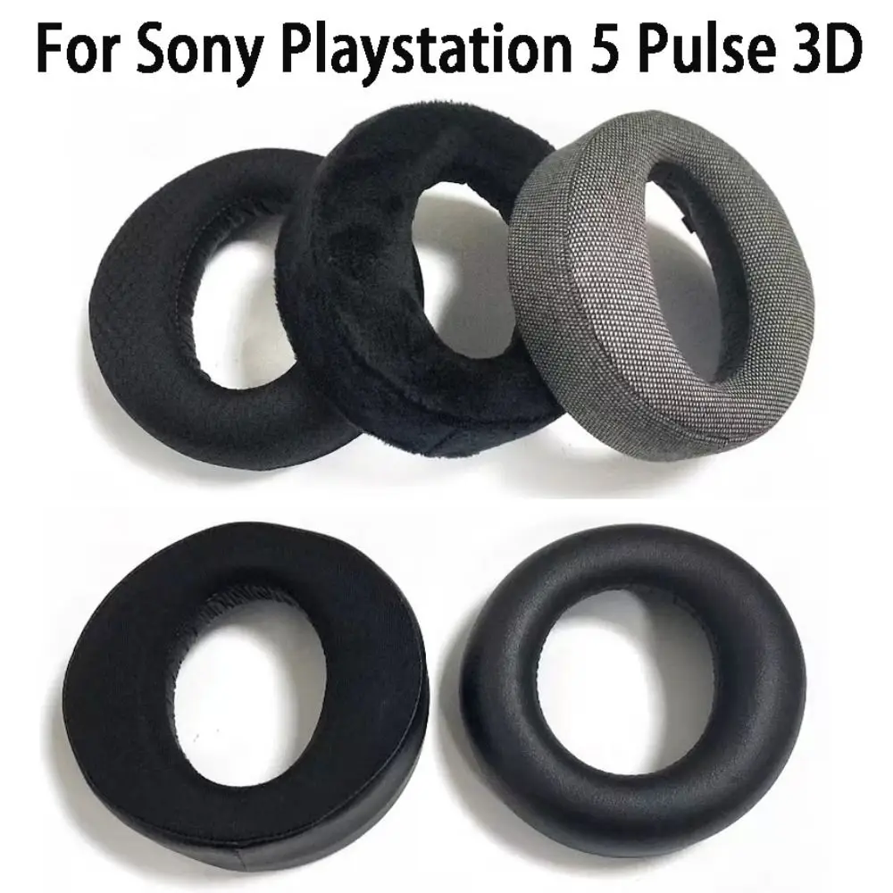 Repair Parts Earmuff Earpads Ear Cushion Replacement Foam Sponge Ear Pads For Sony Playstation PS5 Pulse 3D Wireless Headset