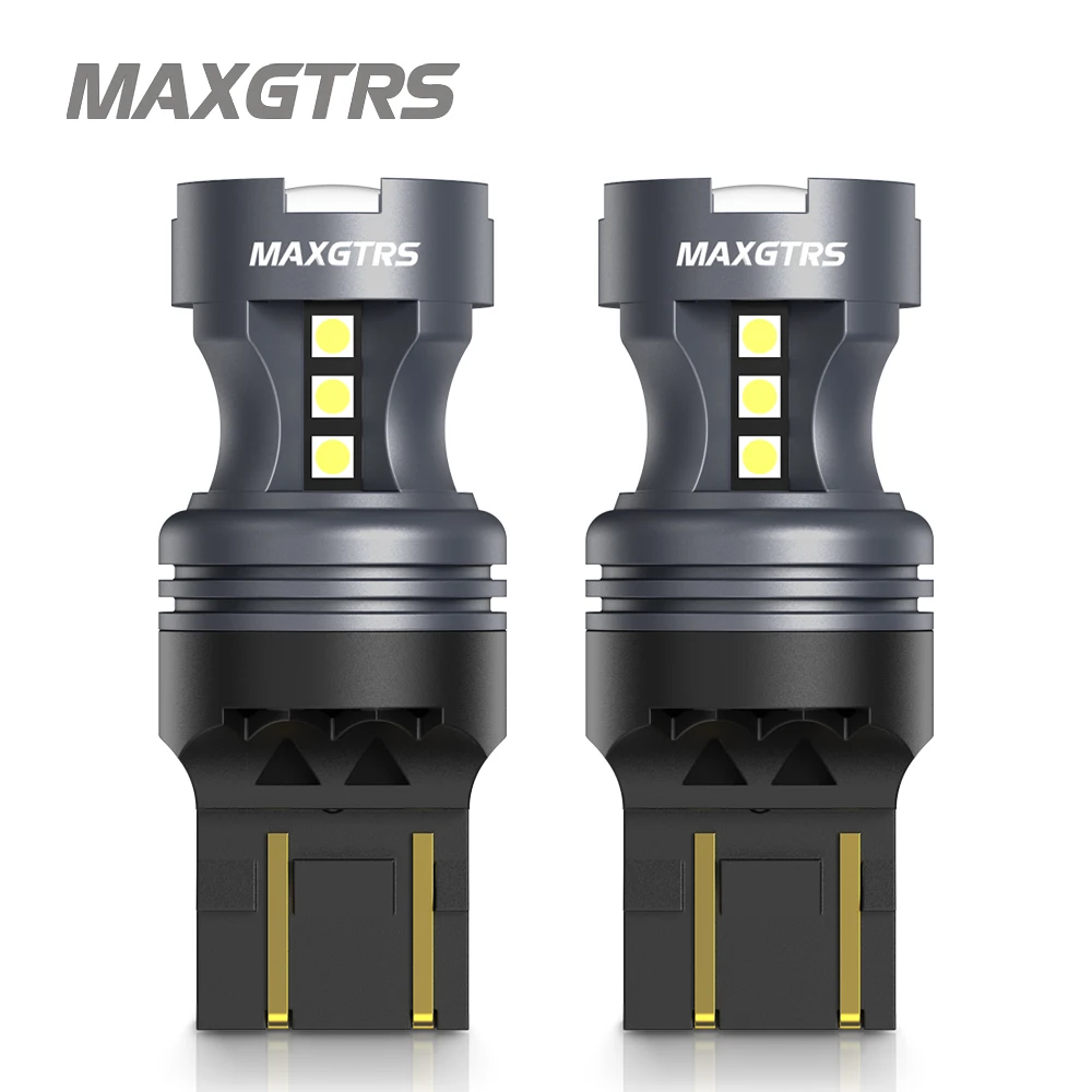 2x P21W BA15S LED Canbus 1156 BAY15D 1157 P21/5W LED Bulbs T20 W21W Car Lights 6500K White Red Brake Lights Reverse Lamp DRL