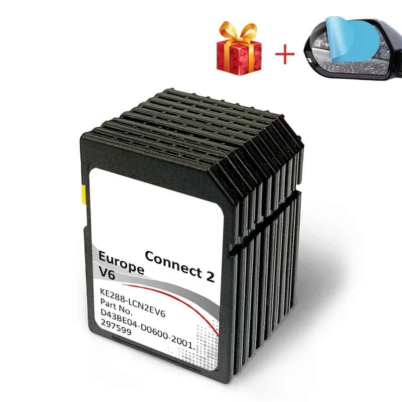 Fast Delivery C2V6 Map Update for Nissan Connect 2 LCN 2 V6 SD Card UK Europe 2020/21 Free Antifog Flim