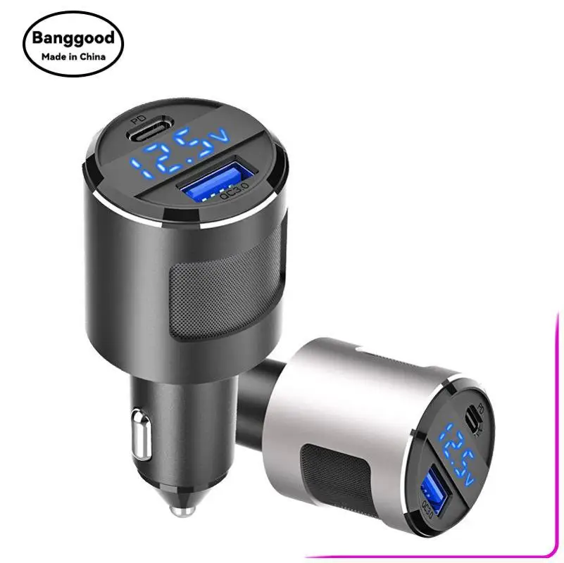 65W High-power Car Charger PD Interface QC3.0 Fast Charging Voltage Monitoring SC01 Notebook Computer