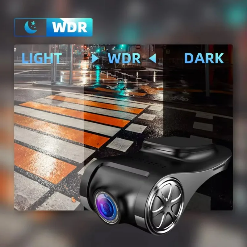 Night vision Dvr front inward car camera 130 wide angle dashboard camera Usb Android 1080P high definition car black box
