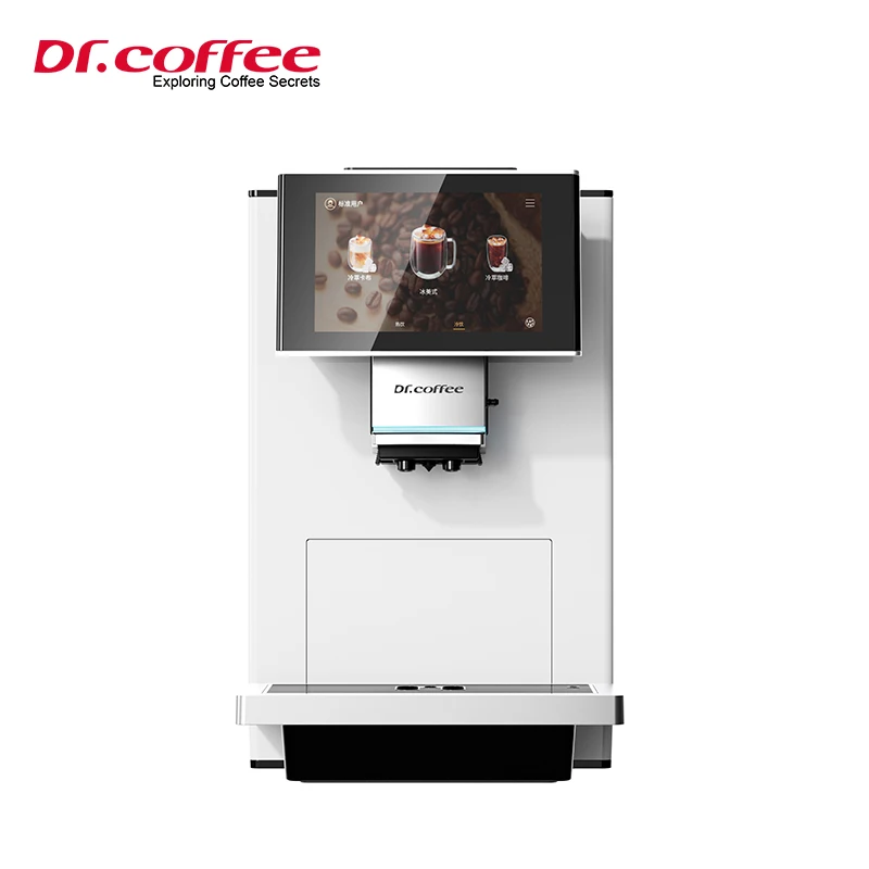 Dr.coffee C10 Fully Automatic Coffee Machine Home Portable Espresso Coffee Maker With Milk Foam Frother White