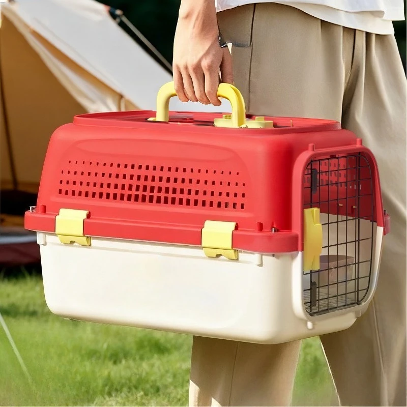 Pet air box can be shipped by air cat out portable cat cage dog portable pet car bag cat bolsa de transporte pets dog carrier