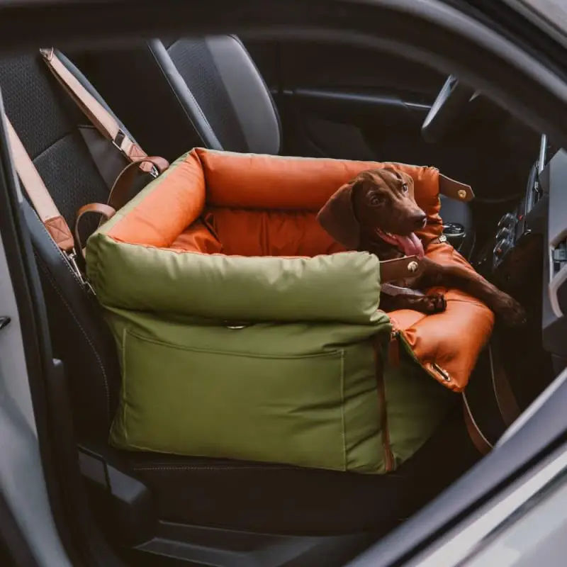 Portable Waterproof Pet Car Seat Cover Travel Dog Bed Washable Cat Nest for Outing