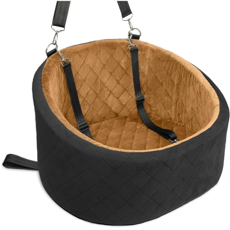 Portable Car Dog Bed Small Pet Carrier Washable Travel Safe Seat for Dogs