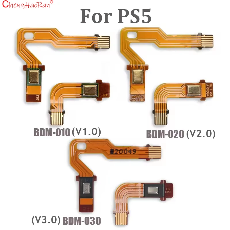 A Pair Left Right For PS5 V1 V2 V3 Wireless Controller Microphone Flex Cables For PS5 Dual Sense Ribbon Cables With Microphone