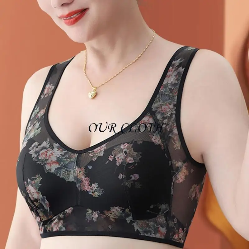 Womens Traceless Bras No Underwire Supportive Wireless Push Up Bras Full Coverage Bralette Comfort T-Shirt Bra Gifts Y1AC