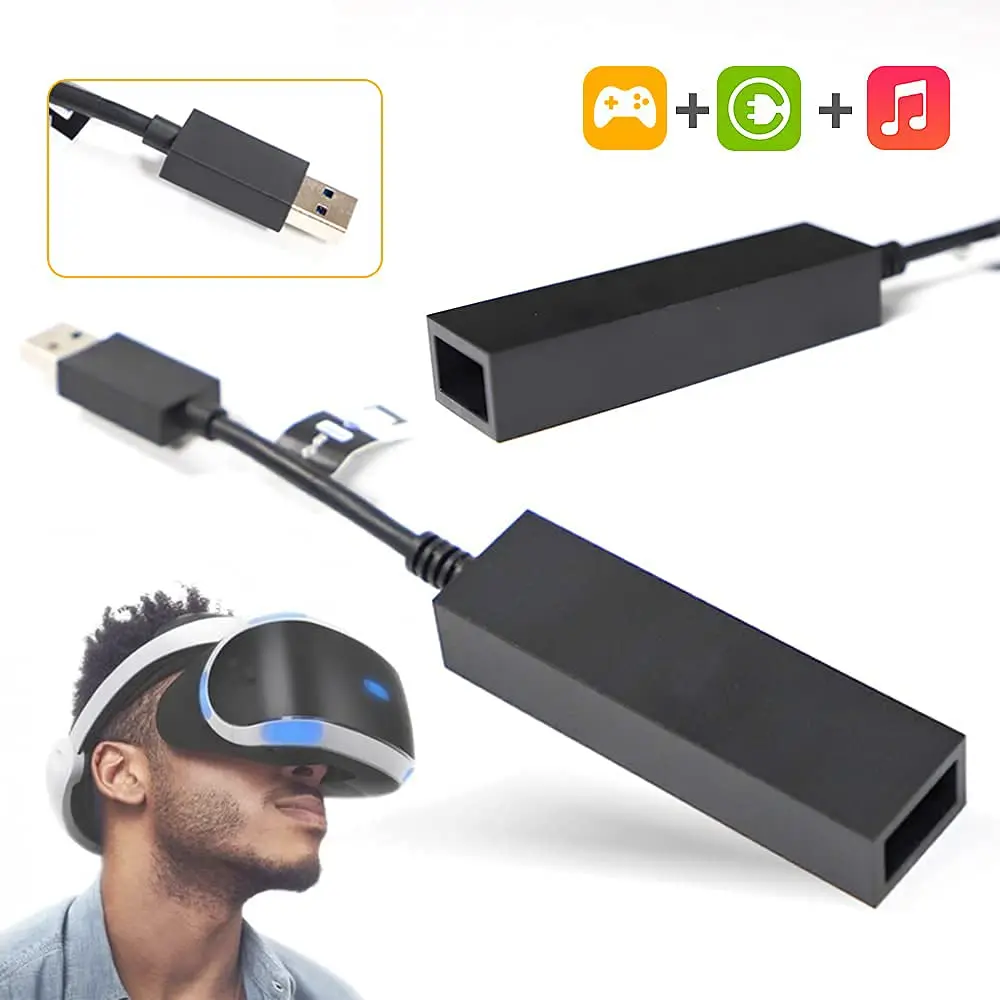 AOLION For PS5 VR Cable Adapter USB3.0 Mini Camera Connector Console Play Parts Converter - Essential Accessory for Play S 5
