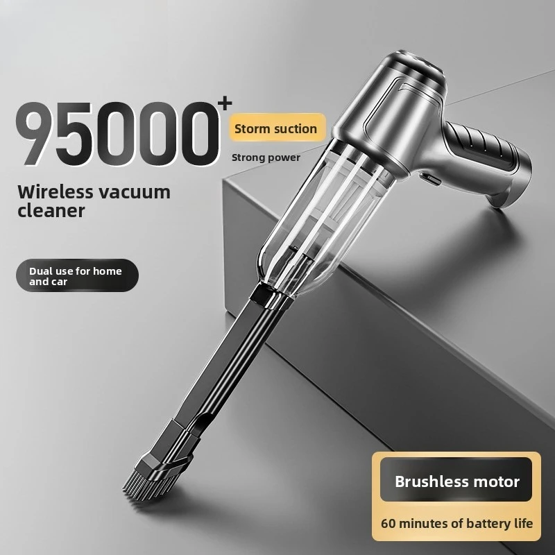 Car wireless vacuum cleaner Multifunctional strong suction Household small air extraction Handheld high-power dust cleaner