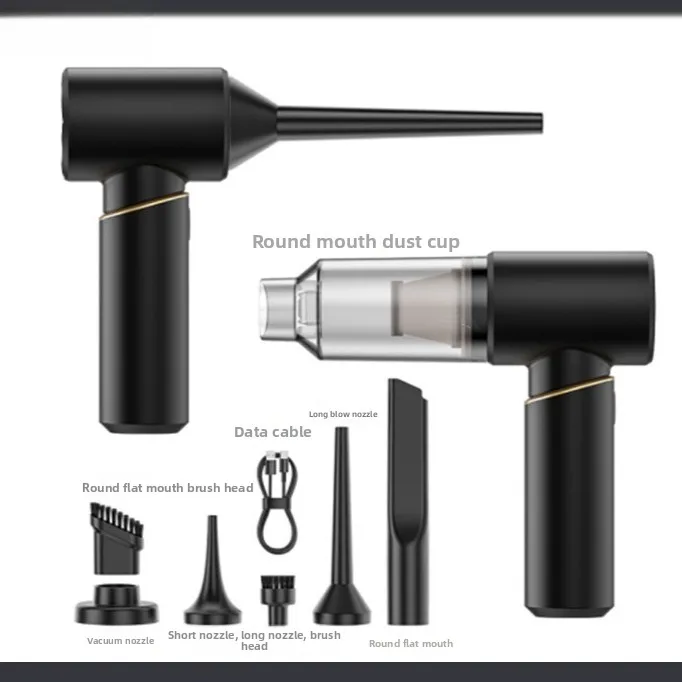 16000PA large suction car vacuum cleaner for car, wireless handheld suction and blowing integrated household car vacuum cleaner
