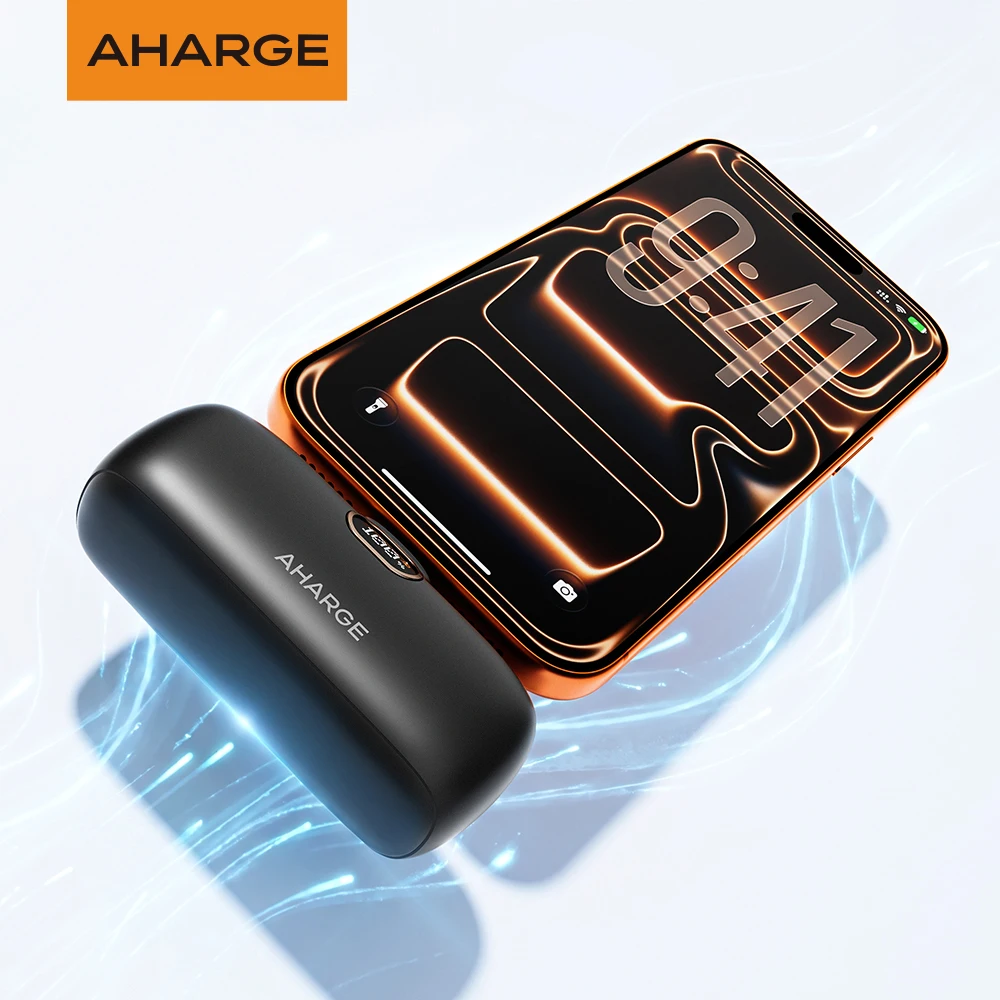 AHARGE Power Bank, Mini Portable Charger 5,000mAh PowerBank, for iPhone 17/16/15 Series, Samsung, iPad Pro/Air, AirPods 4