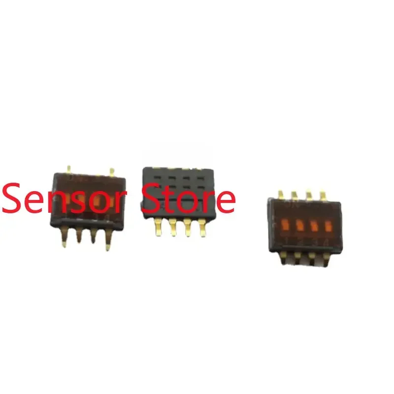 10PCS DIP Switch 1.27 Pitch 4-Position Digital SMD Keyboard DHN-04F-T-V