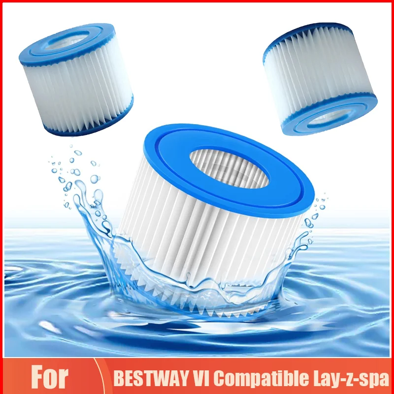 Accessories Type VI Filter Fit For BESTWAY VI Compatible Lay-z-spa Filter Cartridge Filter Screen Above Ground Pool Filter