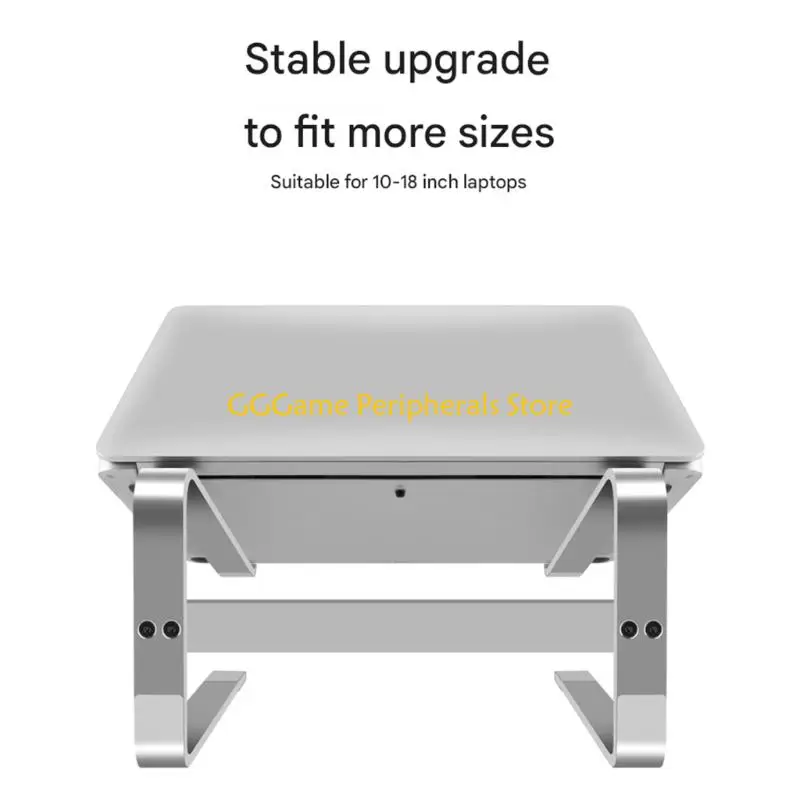 U55B Aluminium Alloy Laptop Stand Bracket Desk Ergonomic Tablet Bracket Desktop Laptop Bracket for Laptop Notebook