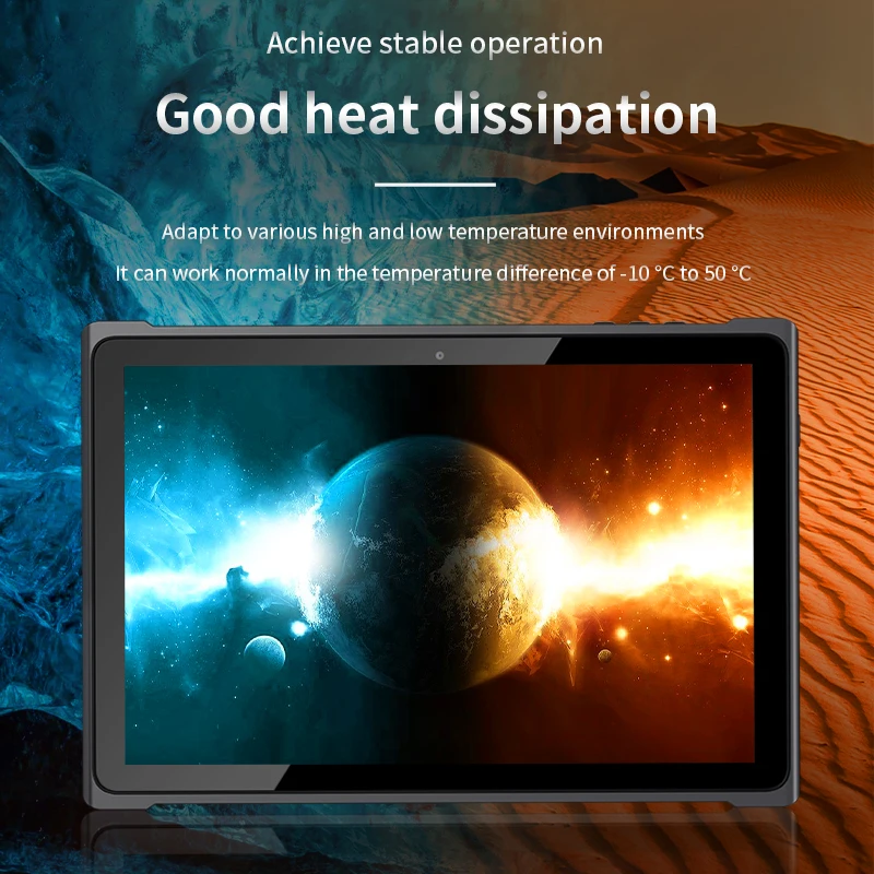 10.1 Inch Ip65 Waterproof Supports 5g Lte Nfc Long-Range Card Reading with 1d 2d Scanning Android Rugged Tablet Pc