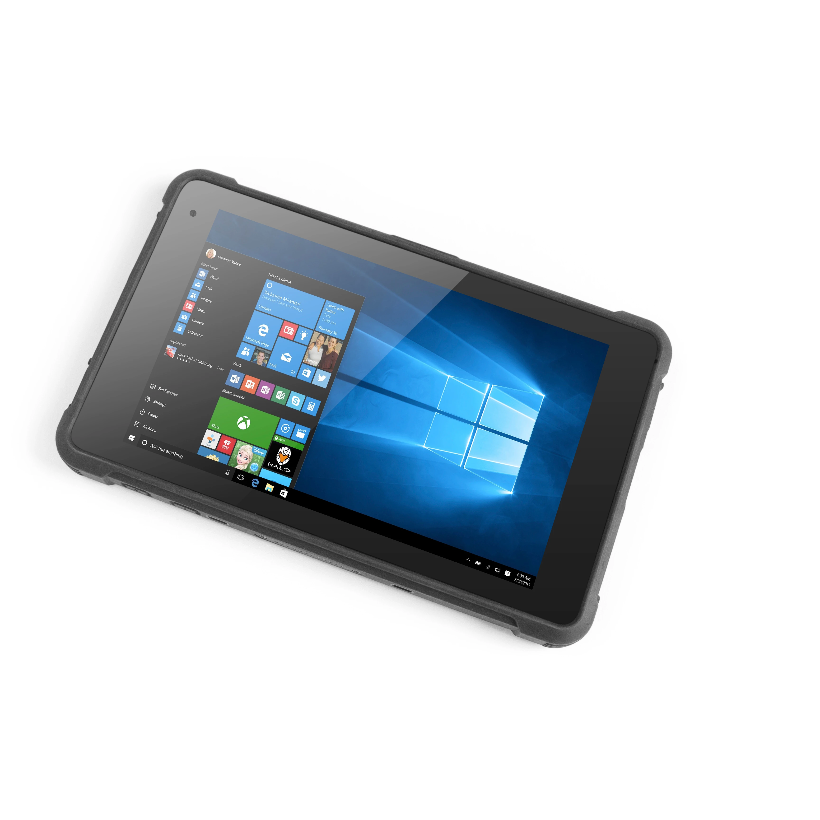 10000mAh Industrial Rugged Tablets IP68 Waterproof Shockproof Win 10 Tablet Pc Sunlight Readable 48MP Camera
