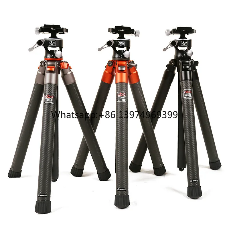 Lightweight Mini Professional Travel Tripod for DSLR Camera and Phone 3k Carbon Fiber with Bubble Level