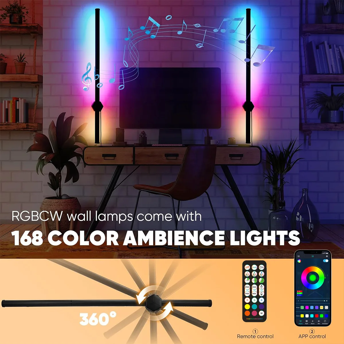 New DIY Wall Light RGBIC Colorful CCT Illumination Graffiti WIFI Bluetooth Gaming Atmosphere Light Wall Atmosphere Lamp