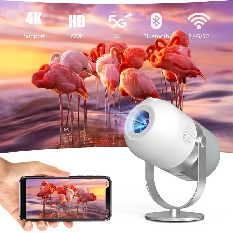 Android 9.0 Native 720P LED Projector Portable LCD Smart Home Theater Projector for Tablet PC Video Projectors