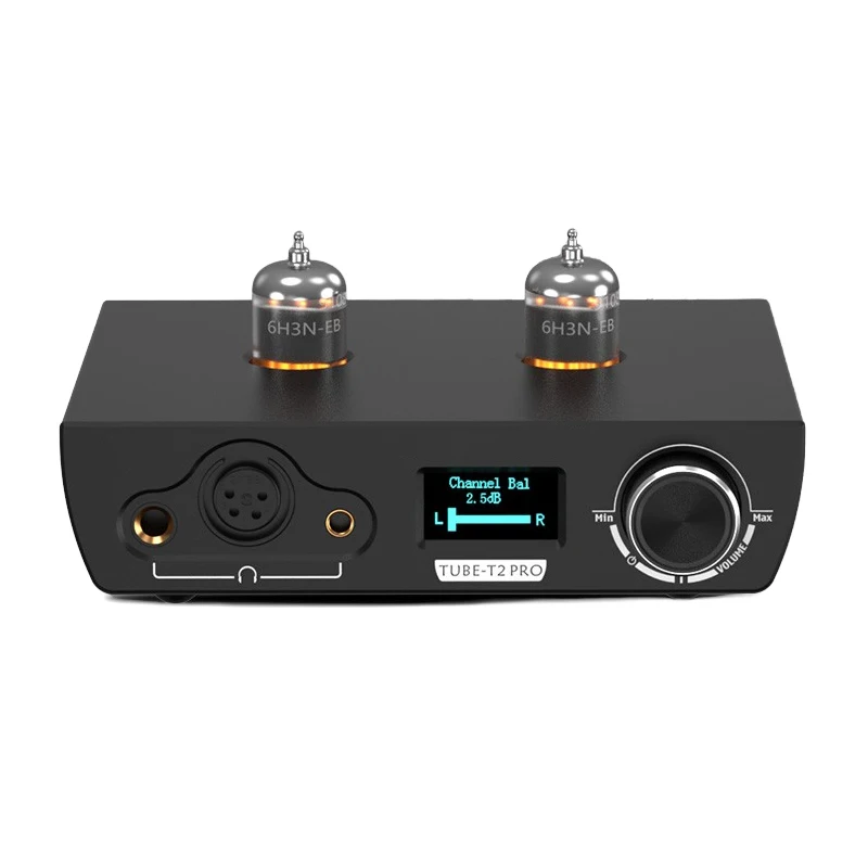 Tube Amplifier HIFI Stereo Audio T2 PRO Portable Power Amp Headphone Amplifier for Home Mobile Phone Tablet with 6H3N Tubes