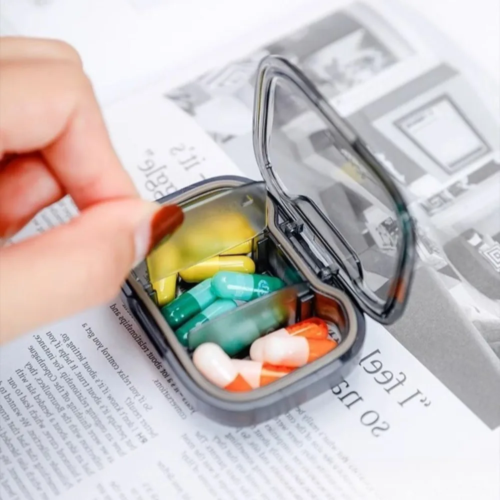 Portable Mini Medicine Box Home Storage Drug Organizer Box Pills Dispenser Pill Organizer Tablet Pillbox Case Jewelry Container