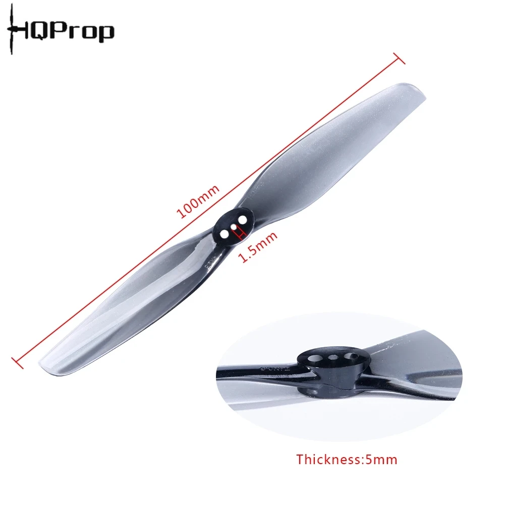 HQprop T4X2.5 Grey Properller PC Propeller for Tern-LR40 RC FPV Freestyle 4Inch MIni Drones DIY Parts