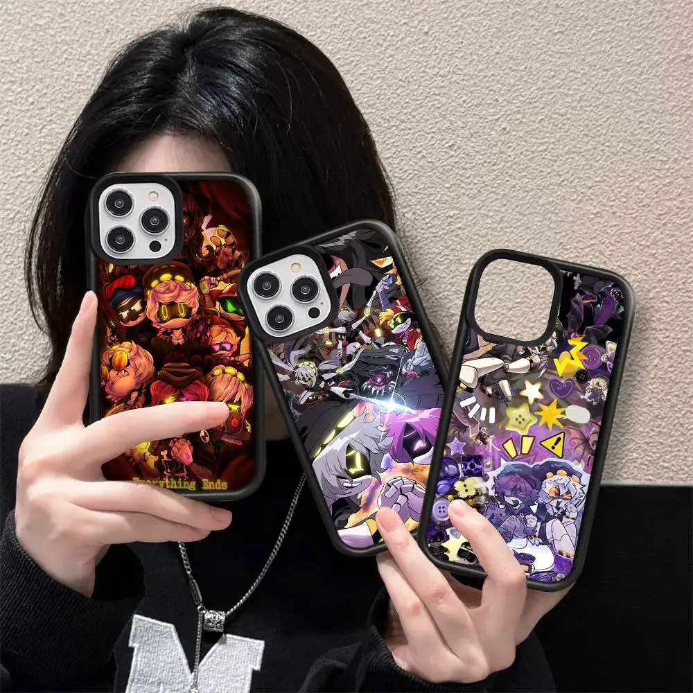 M-Murder D-Drones Animation Phone Case For iPhone17 16 15 14 13 12 11 Pro Max Mini Plus Celulares Hard Fundas