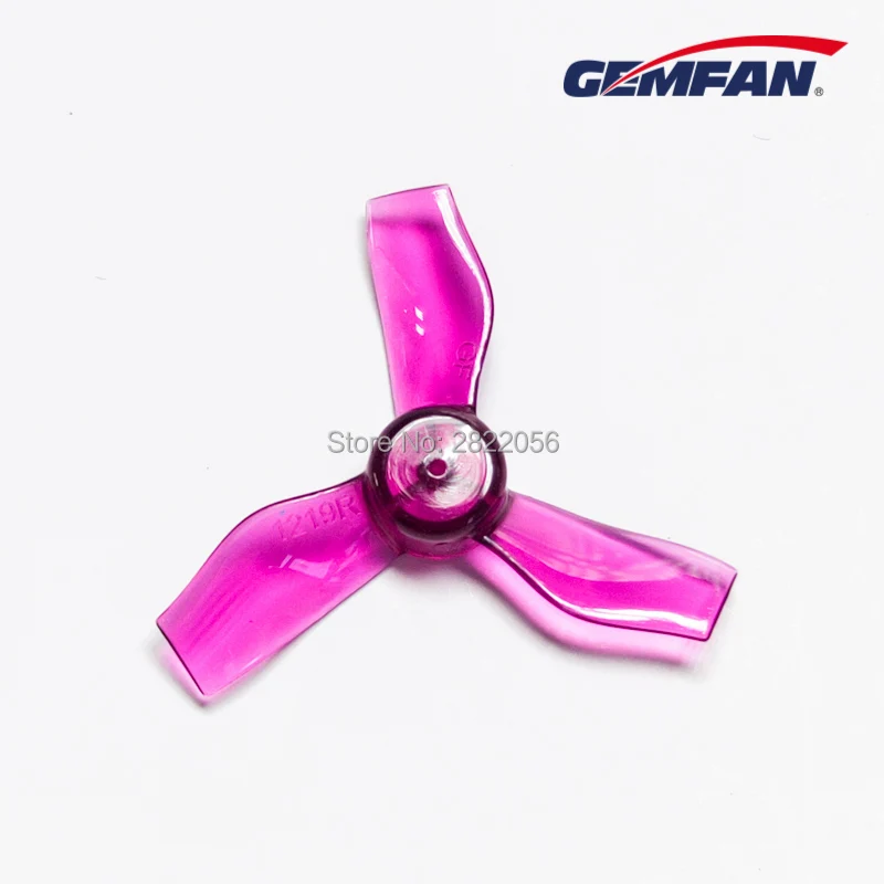 4Pairs 8pcs 1mm 3-Blade 1.2 Inch PC Racing Propeller for FPV Mini Drone Micro Quad 5 Color Options