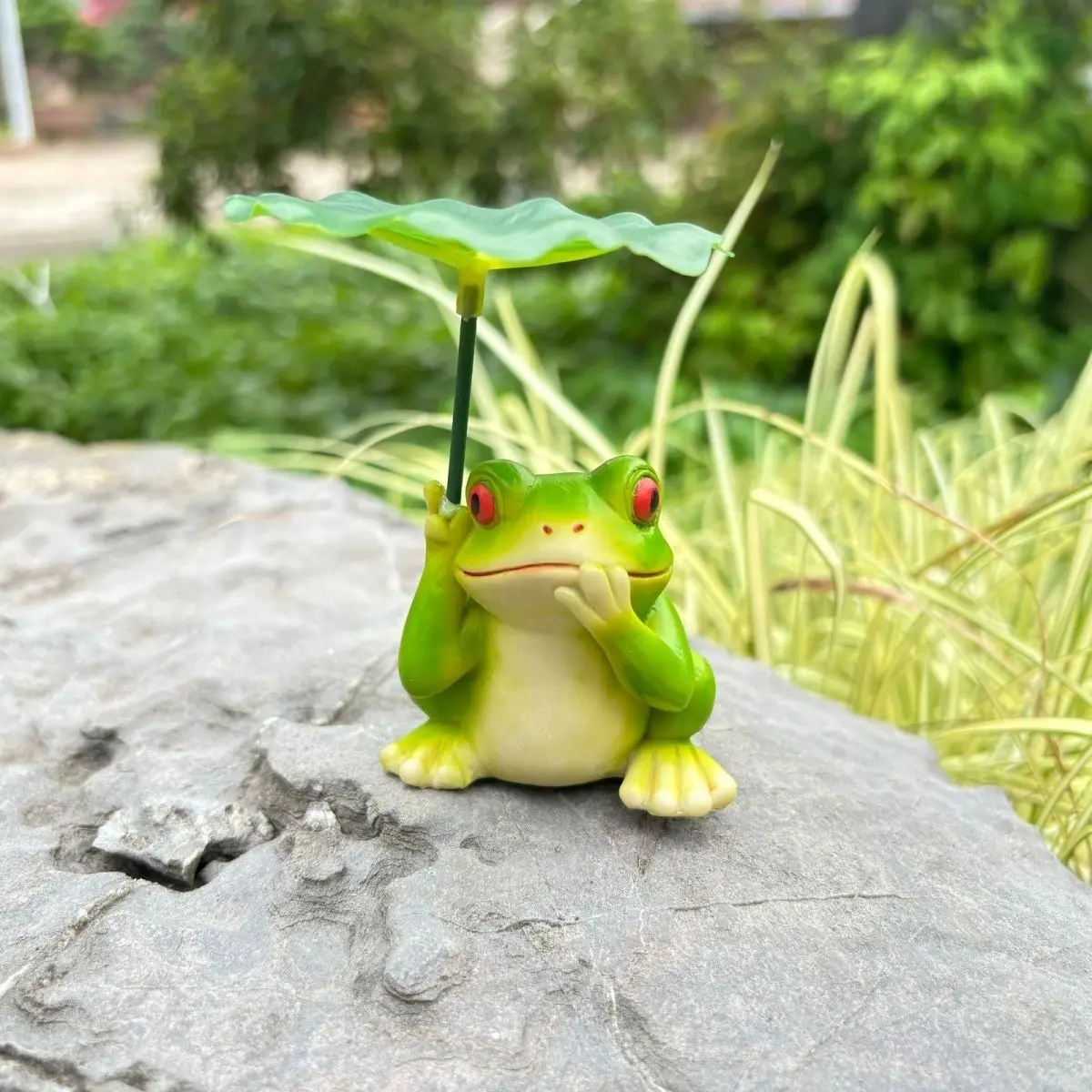 Mini Animals Statue Cute Frog Turtle Elephant Figurine for Outdoor Yard Garden Decoration Resin Sculpture Home Office Ornaments