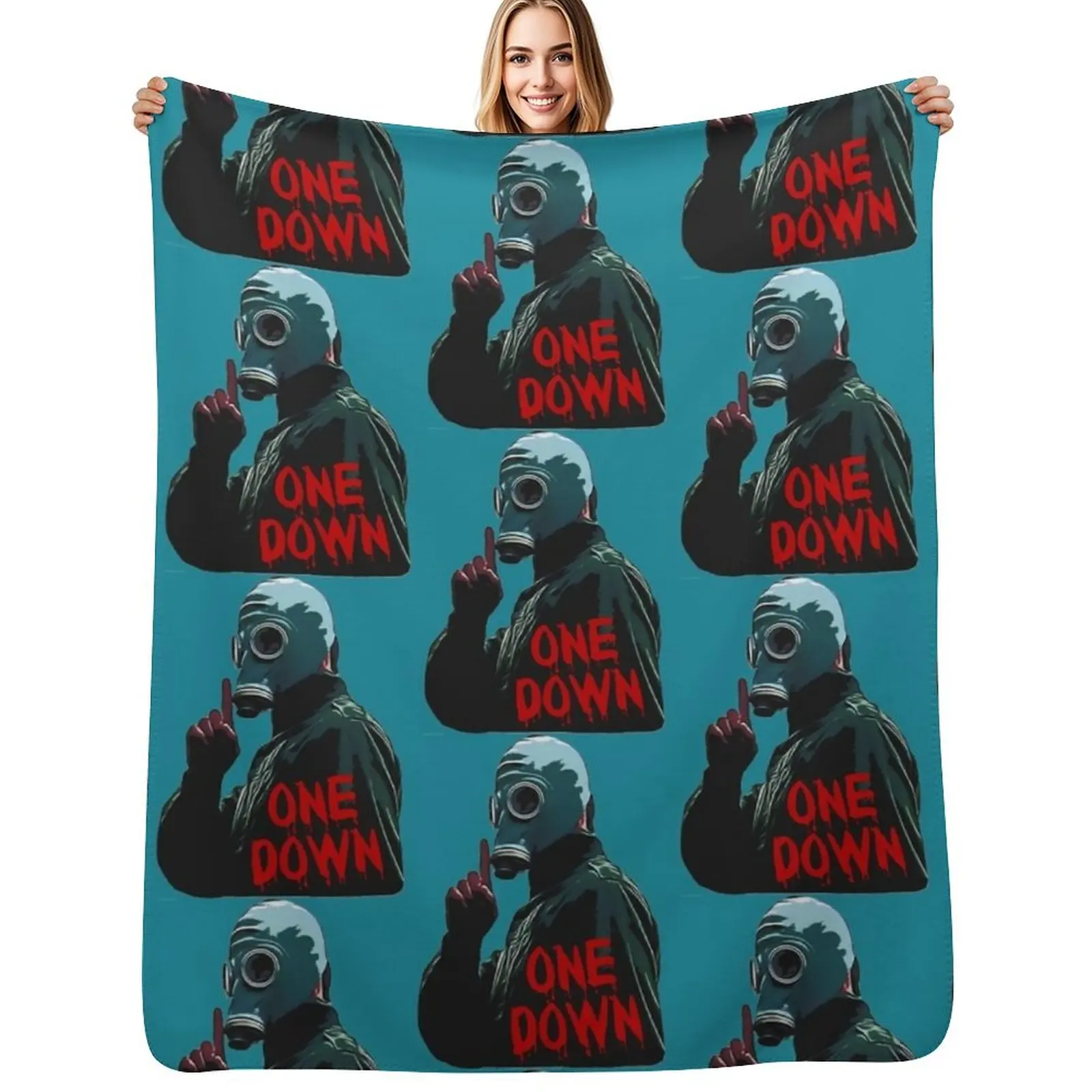 One Down T Shirt - Dead Mans Shoes Style Throw Blanket Tourist for sofa Sofa decorative Bed covers Blankets