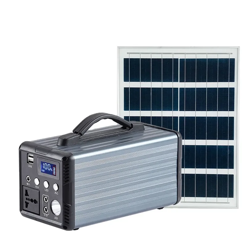 Affordable Portable Complete Solar System Mini Mobile Outdoor Camping Emergency Charger for Home Off-Grid Use